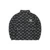 MLB New York Yankees FW22 Diamond Old Flower Short Down Jacket Unisex Jacket Black 3ADJM0826-50BKS