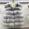 New fox fur vest women's young real fur whole leather light luxury Finnish fur vest