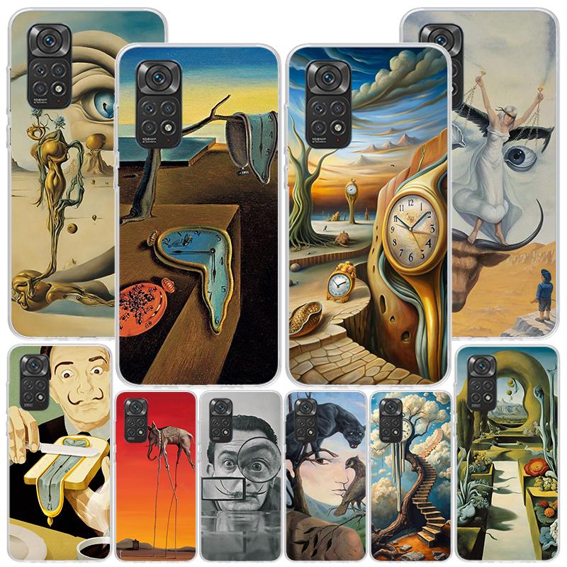Salvador Dali Art Phnoe Case for Phnoe Case for Xiaomi Redmi Note 15 14 14S 13 Pro Plus 12 12S 11S 11E 10S 10 11T 5G Unique Cove