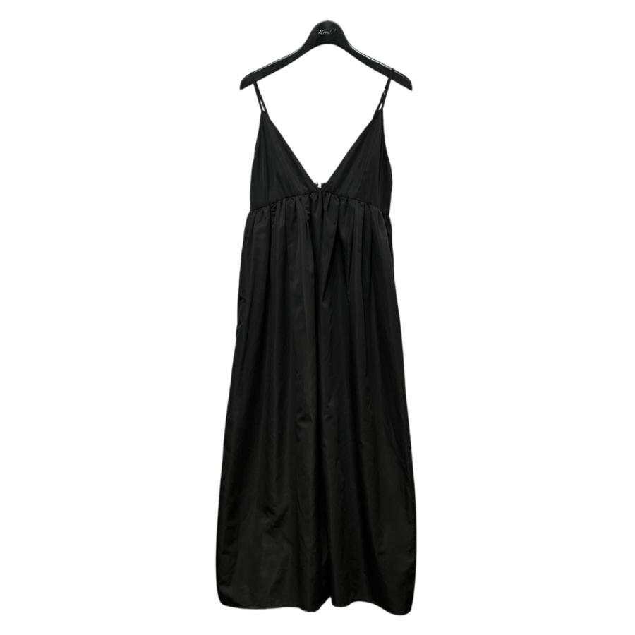 SLOBE IENA 23AW Taffeta gathered cami dress 23040912411040 Black Size: 36
