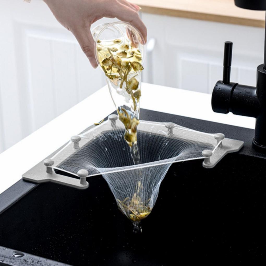 Corner Holder Sink Strainer 100p Set Sink Strainer