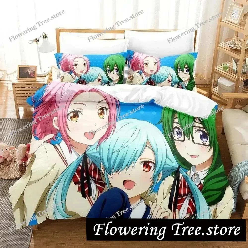 Yamada-kun and the Seven Witches Bedding Set Cartoon Anime Three-piece Set Adult Kid Bedroom Duvet Cover Sets 3D Kawaii Girls029