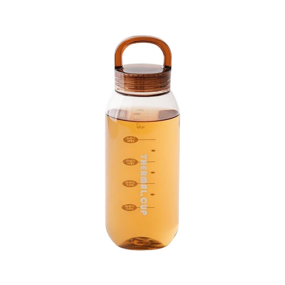 

500ml Water Bottle Transparent Large Capacity Drinking Bottle Leakproof Water Bottle Accessories Outdoor Adults Girls Students