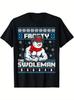 Maglietta Divertente di Natale per Allenamento in Palestra Sollevamento Pesi Frosty Swoleman