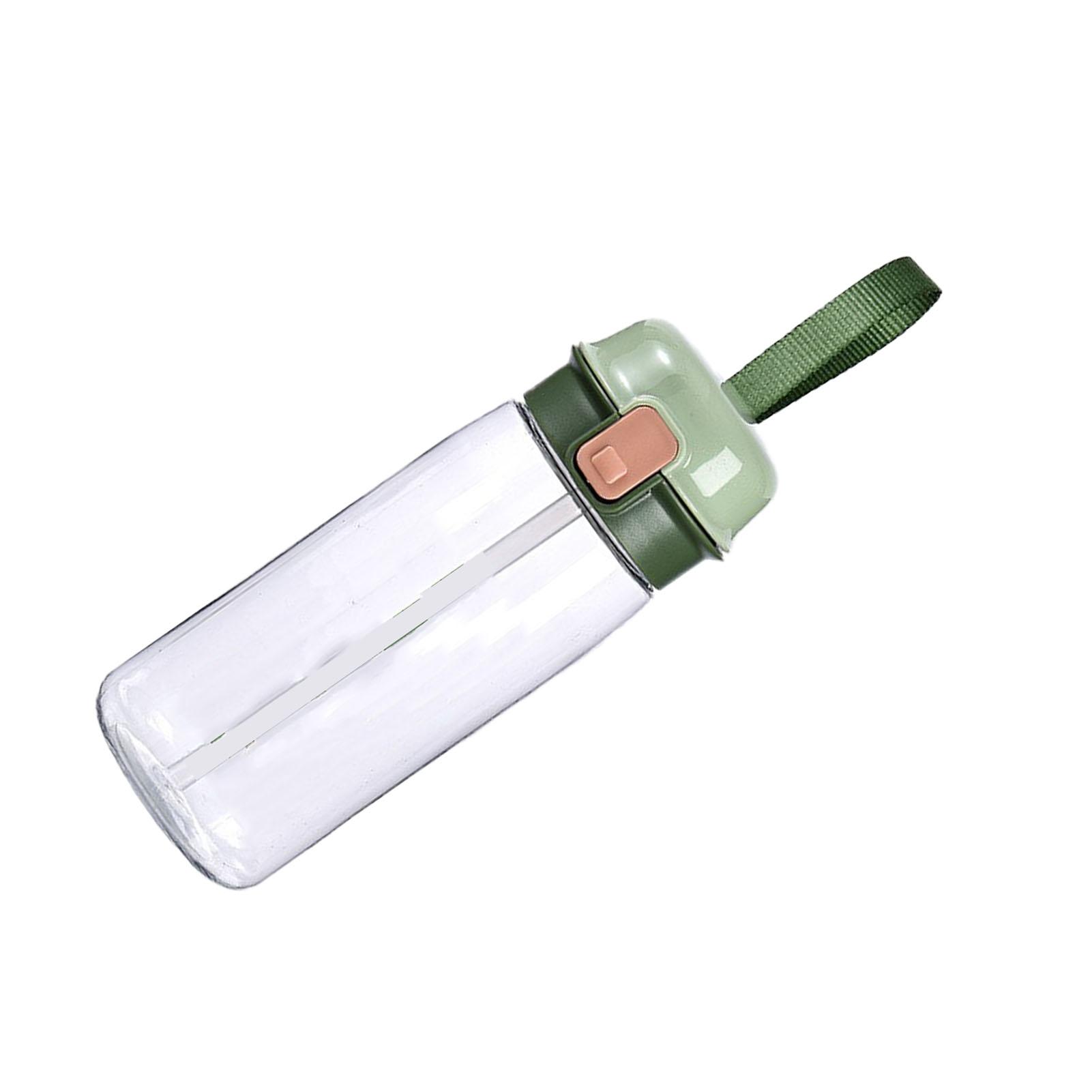 

Детская бутылка для воды с крышкой-соломинкой, бутылка для питья воды с ремешком для переноски, с отметками, большой емкости