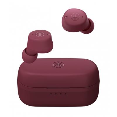 YAMAHA Drahtlose Kopfhörer Bluetooth TW-E3C(R): HörpflegeSprachanrufeGaming-ModusBis zu 9+15 Stunden WiedergabeLebenslang wasserdichtIPX5-ÄquivalentAACaptX Com