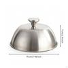 Griddle Dome Edelstahl Schmelzhaube mit Griff für Grill-Experten, Zuhause