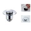 Universal Sink Drain Filter Stainless Steel Bounce Core Push Type Sink Filter Converter Bathroom Sink Drain Pipe Stonego Fittings