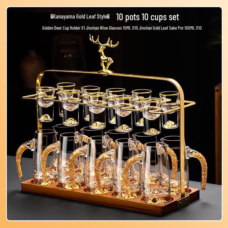 Qiwei Handmade Crystal Baijiu Glassware Set