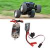 RC Car 390 Brushed Motor 30A JST Plug High Torsion Brushed Motor ESC Set for 1/16 1/18 RC Car 7.2V