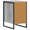 Nightstand Gray Sonoma 39.5 x 30 x 50 cm Particleboard