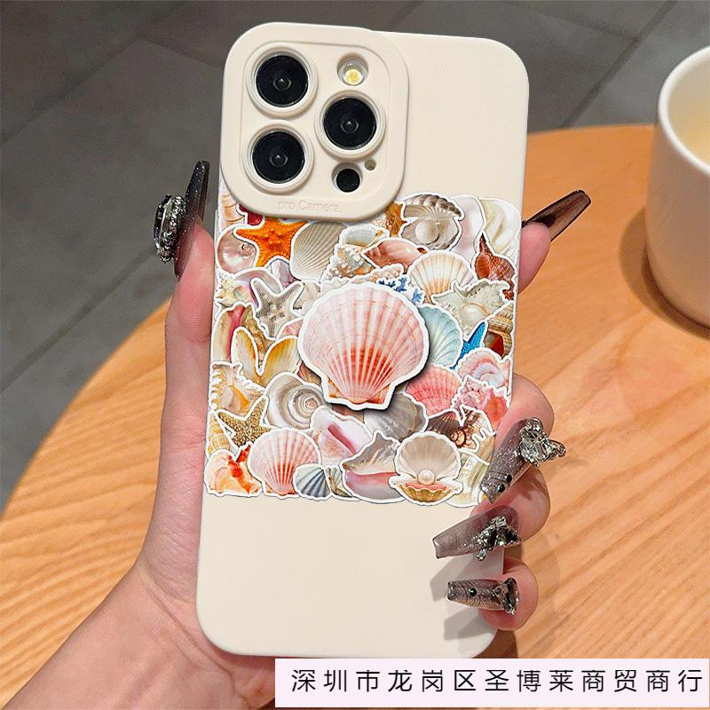 Marine Shell Pearl for iPhone Case 11 Apple 12/13/14/15/16ProMax Phone Case