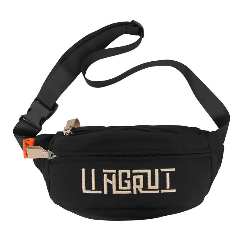 Unisex Fashion Waist Bag – Large Capacity, Lightweight, Casual Sports Shoulder/Crossbody Bag