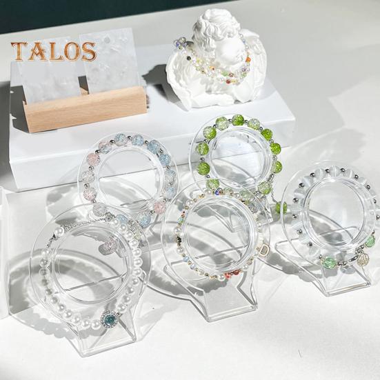 5 Pcs Transparent Bracelet Display Holder Compact Portable Watch Organizer Anti-slip Jewelry Rack for Home Jewelry Store
