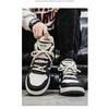 Mens High Top Fleece Lined Warm Thick Sole White Casual Sports Sneakers