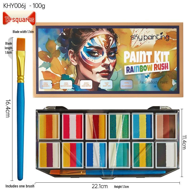 Children's Water-Soluble Face and Body Painting Set