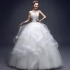 Hochzeitskleid flauschiger Rock komplett Braut große Größe Studio neu schwangere Frauen schlank Koreanisch 1011 Hochzeitskleid Neckholder