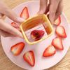Cup Slicer Strawberry Slicer Stainless Steel Egg Slicer Banana Slicer Quickly Make Fruit Vegetable Cutter Creative Kitchen Gadge