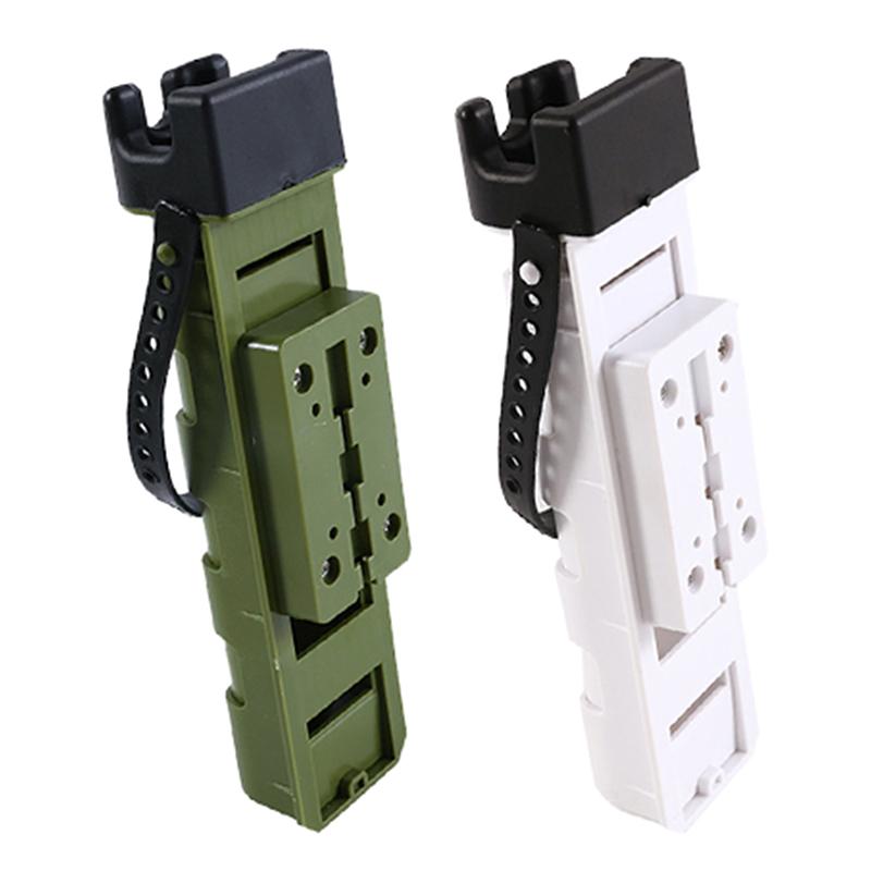 1Pc Fishing Rod Holder Fishing Cooler Box Tackle Box Barrel Holder Detachable Rod Bracket Adjustable Pole Tube Stand Snap Design