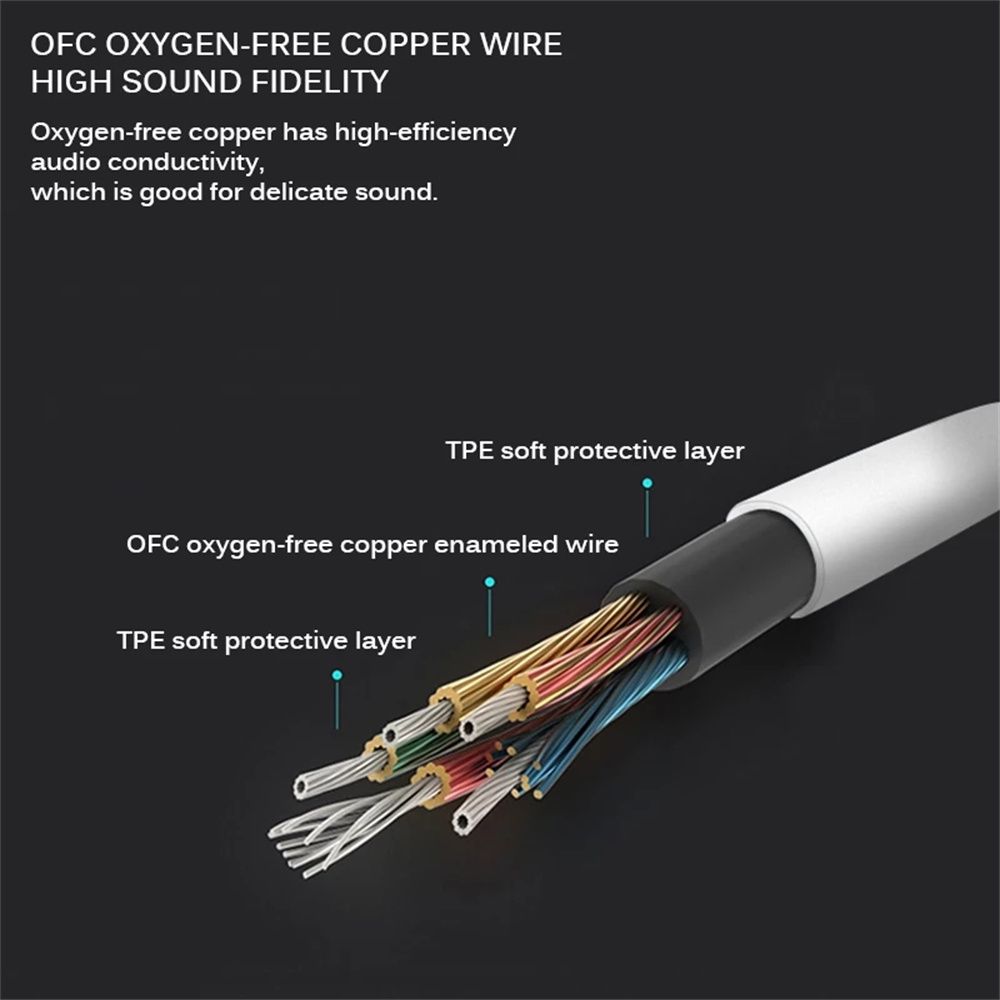 3.5mm Noise Cancelling Flexible Stereo Earphones Wired Headphones Bass Headset Over Ear Headset