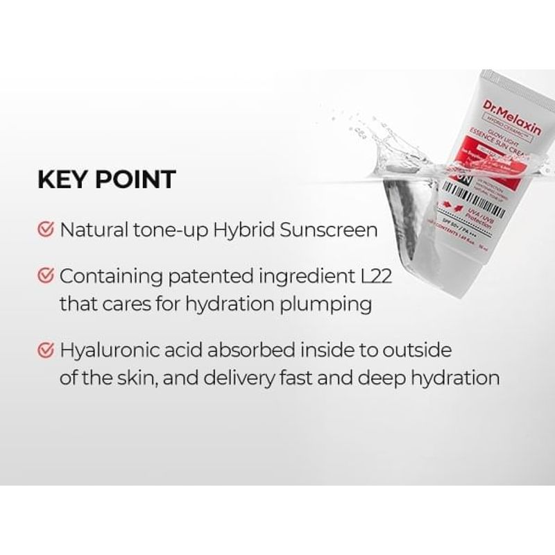 Dr.Melaxin Hydro Keramik Glow Light Essence Sonnencreme