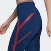 Adidas Patterned Compression Workout Leggings Women Leggings Blue HI6137