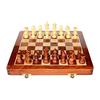 StonKraft Handcrafted Premium Wood 31 X 31 Cm Chess Set - Rosewood Folding Magnet Set with Storage