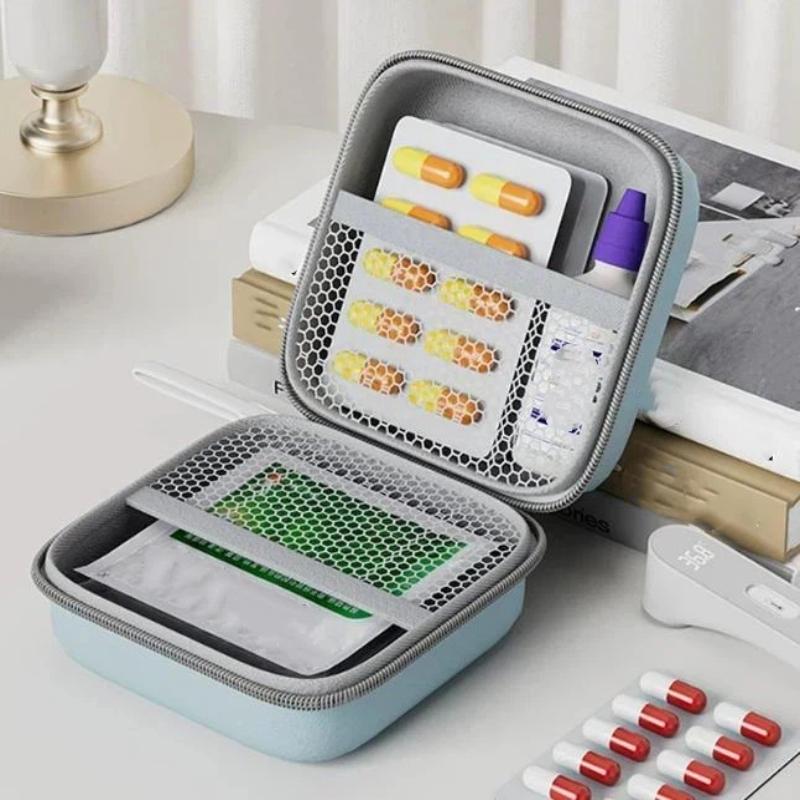 1Pcs Portable Waterproof Medicine Storage Bag Organiser Durable Compact For Home School Office Travel