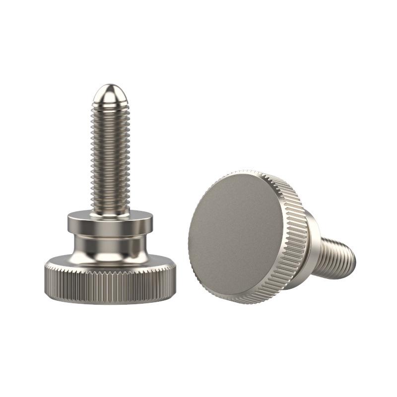 304 Stainless Steel High Head Knurled Hand-Tighten Screws Bolts M2-M12 GB834 Twist Stepped Screws