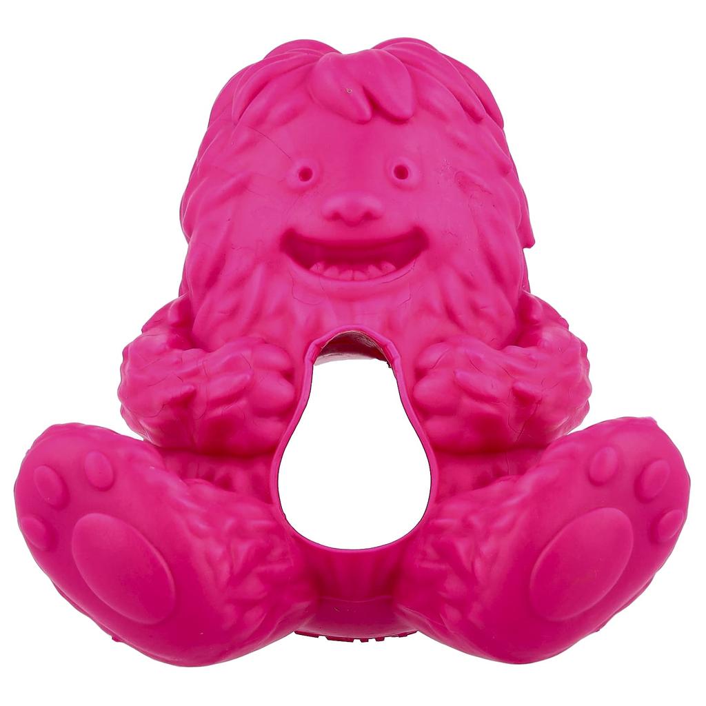 Yeti Dog Chew, Puff & Play, Treat Dispenser, Yeti Dog Chew Nuggets, Pink, 4 Nuggets, 1 Dispenser
