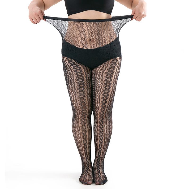 Colanți Mărime Mare Anti-agățare Rezistenți la Rupturi Super Elastici Magici Fără Cusături Ciorapi de Nailon Mărime Plus Doamnă