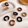 Korean Style Bear Elastic Thick Rubber Hair Tie for High Ponytails