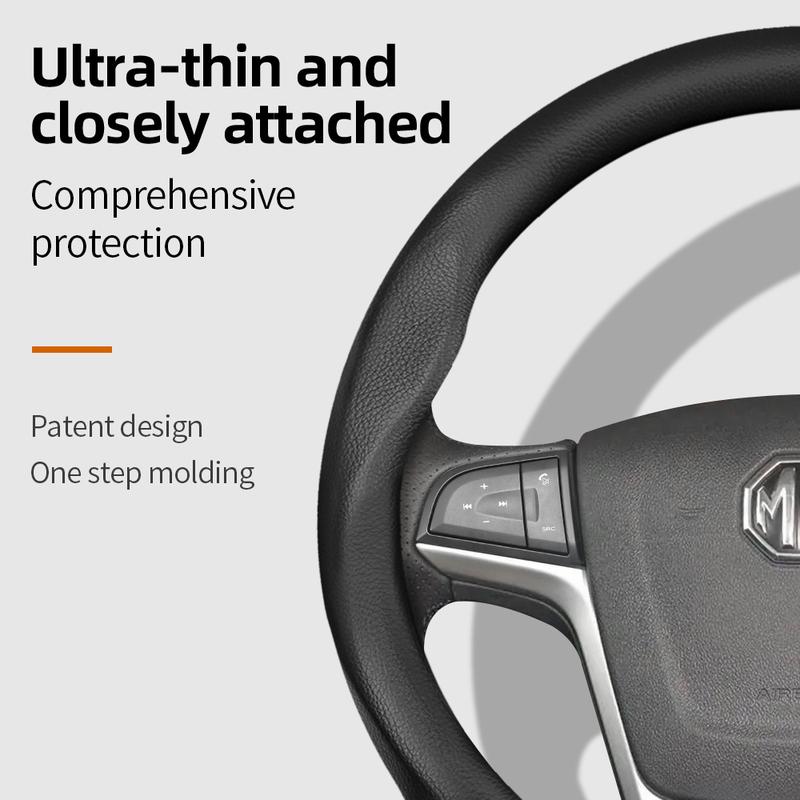 Suitable for Mg Ultra-Thin Breathable Leather Steering Wheel Cover Suitable for Zs Mg3 Hybrid Luxury 2025 One Mg4 Mulan Hs 5 6 Hector Gt Zt 4
