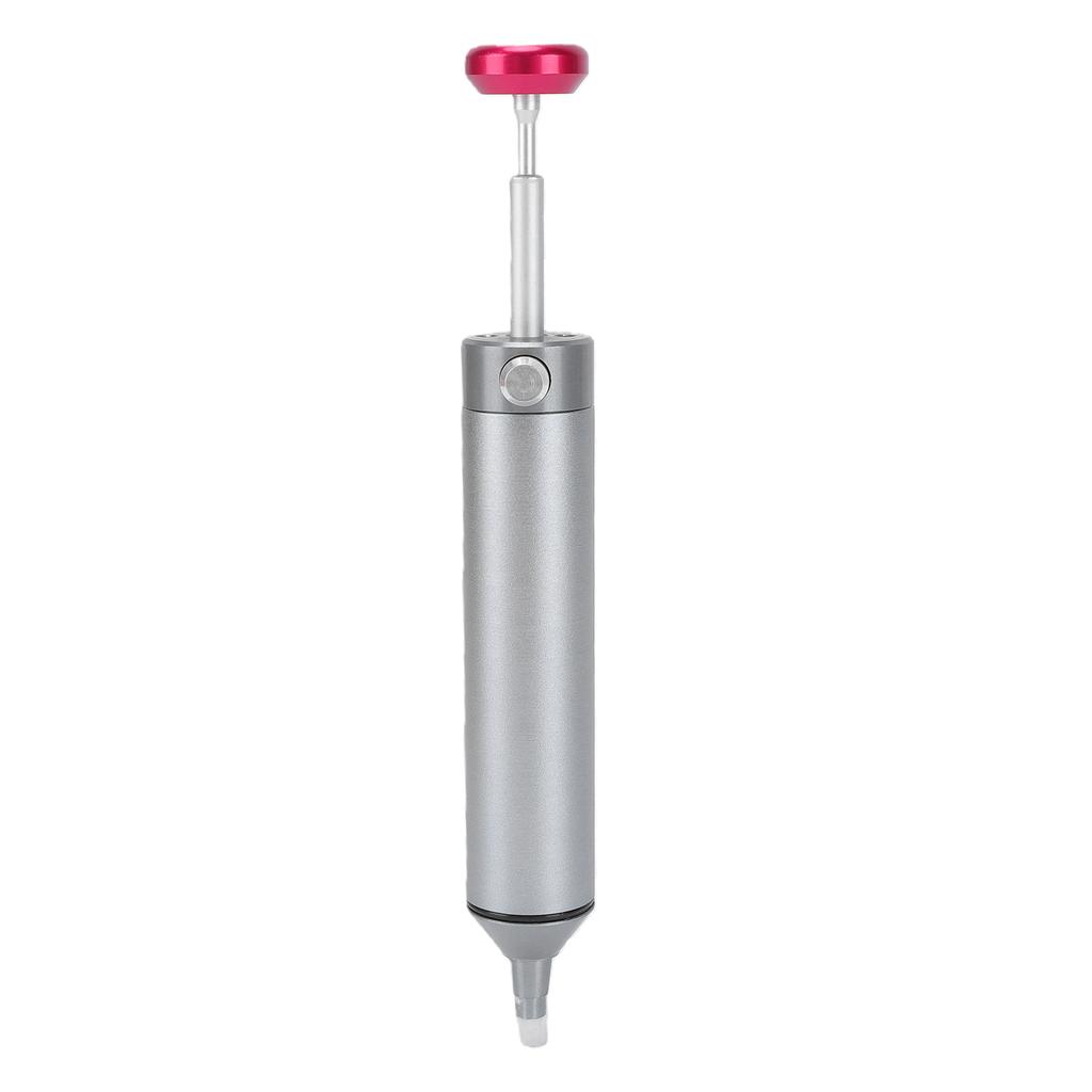 Manual Desoldering Pump with Anti Clogging Silicone Tip Industrial Grade Solder Sucker Tool for Parts Repair