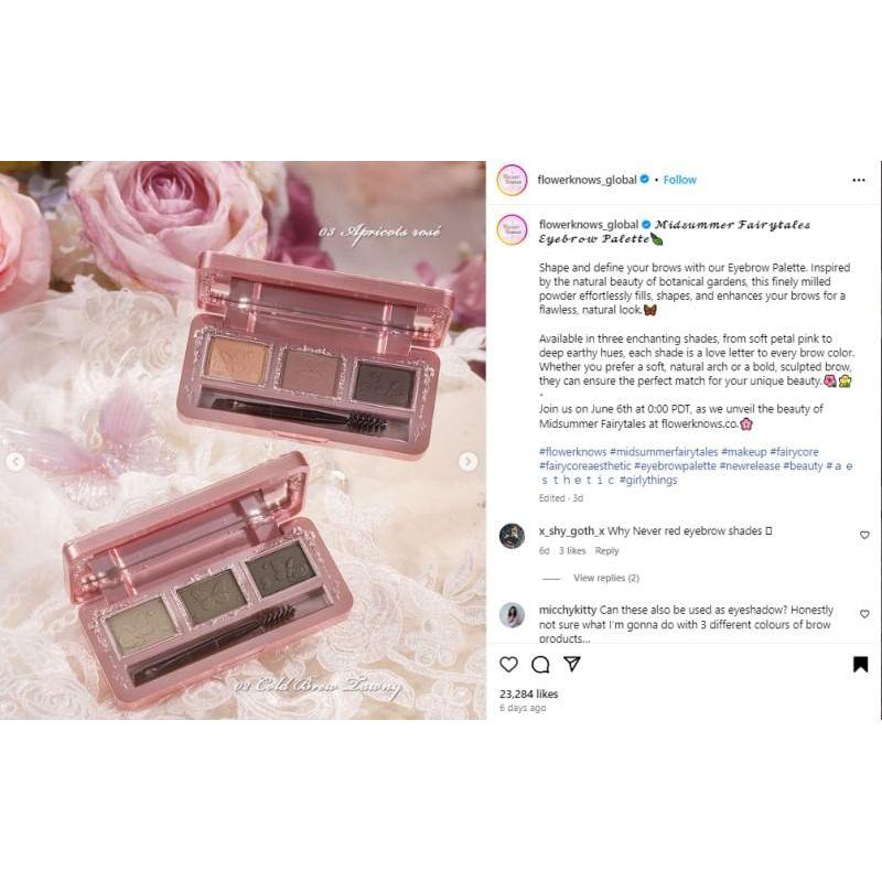 Flower Knows - Midsummer Fairytales Eyebrow Palette - 03