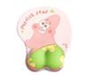 Pacha Dog Rubber Wrist Support Mouse Pad & Cute Keyboard Hand Rest Desk Pad - Ins Style