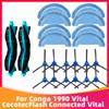 For Conga 1990 Vital / Cecotec Flash Connected Vital Main Roller Brush Side Brush Mop Cloths Spare Parts Accessory Replacement