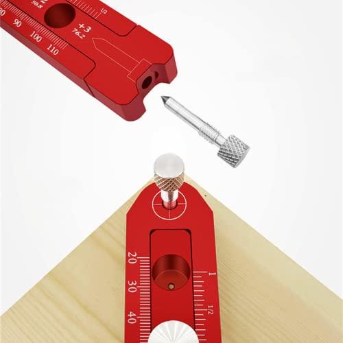 CarAngels Woodworking Compass, Arc Marking Gauge, Aluminum, Carpentry Measuring and Marking Tool