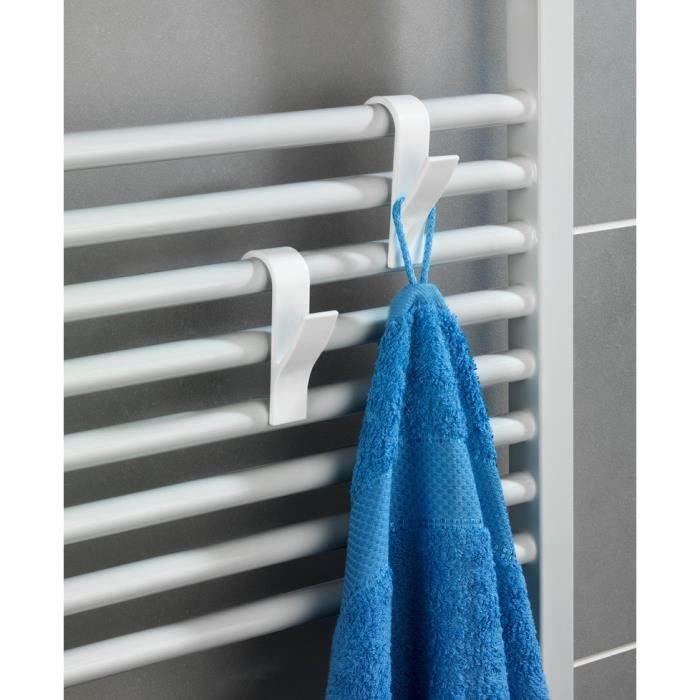White Towel Radiator Hook