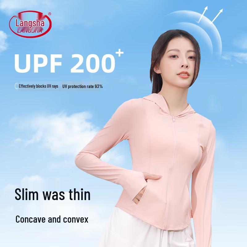 

LangSha Women s UV Protection Slim-Fit Sun Jacket F5 M