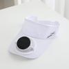 Quick-drying Solar Fan Sun Visors Hat USB Charging UV Protection Unisex Sun Hat Adjustable 300/600mA Baseball Cap Summer Outdoor