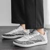 Men Barefoot Casual Flats Driving Shoes Black White Blue Wide Head Walking Shoes Yoga Fitness Shoes Large Size