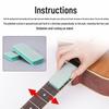 Electric Guitar & Bass Fret Polishing Block - Rust & Oxidation Removal Tool