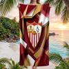 Asciugamano da Spiaggia Sevilla FC ad Asciugatura Rapida in Microfibra Assorbente Portatile da Viaggio per Nuoto