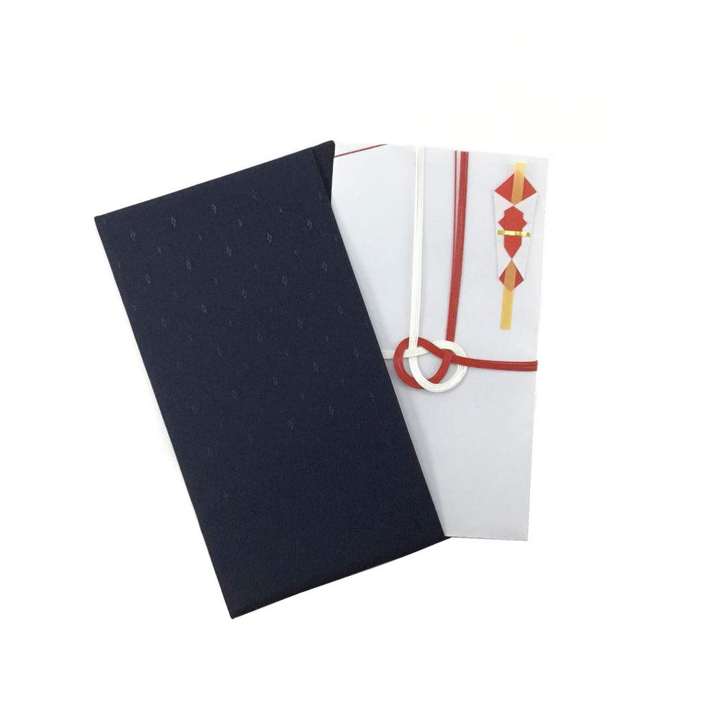 Daiko Sangyo Men's Single-Slit Insert-Type Fukusa (Clothing Bag) for Celebrations and Condolences, Made In Japan, Navy