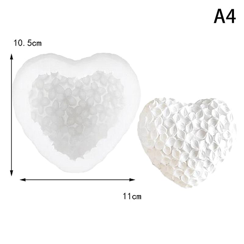 3D Gewebte Liebe Silikonform Herzform Harz Kerzenform Mousse Kuchen Aromatherapie Kerzenform Schokolade Backformen Basteln