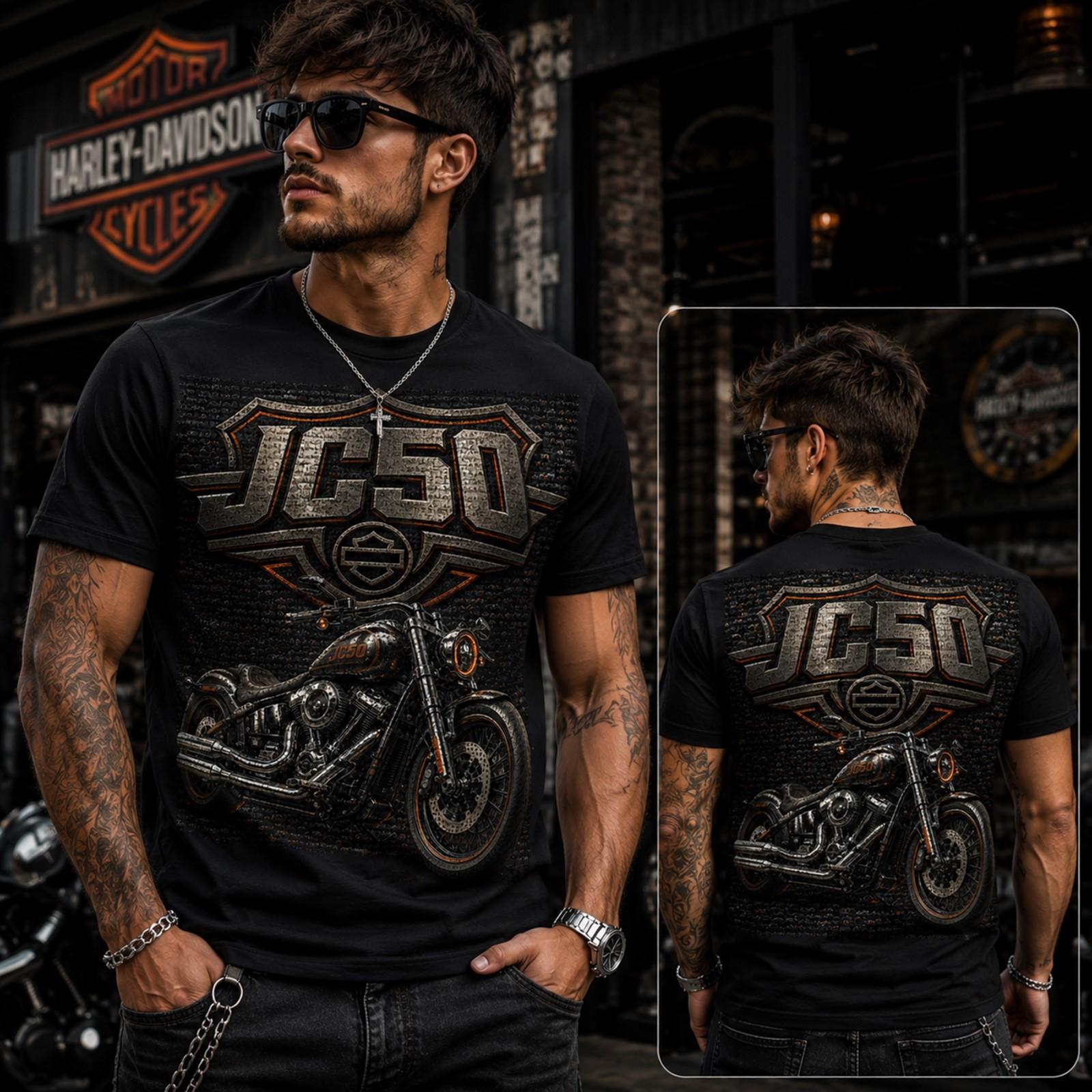JC50 Chrome Mosaic Rider Edition | Premium 3D Custom Motorcycle- XXXL