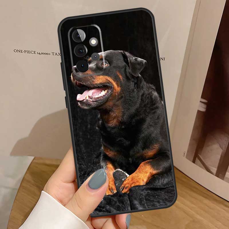 Rottweiler Dog For Samsung Galaxy A53 A33 A13 A23 A15 A25 A35 A55 A51 A71 A12 A32 A52 A14 A34 A54 Case