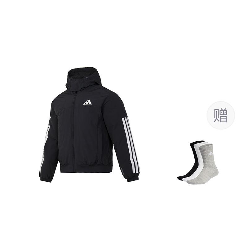 adidas 3 Stripes 2024 Fall Down Jacket Men's Black JG3845