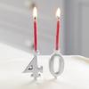 0-9 Numbers Birthday Candle Holders for Cake 10 Pieces Birthday Party Supplies Digital Cake Candle Holder